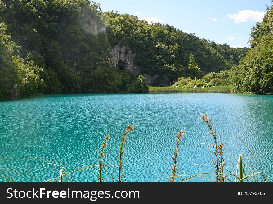 Plitvice national park lake