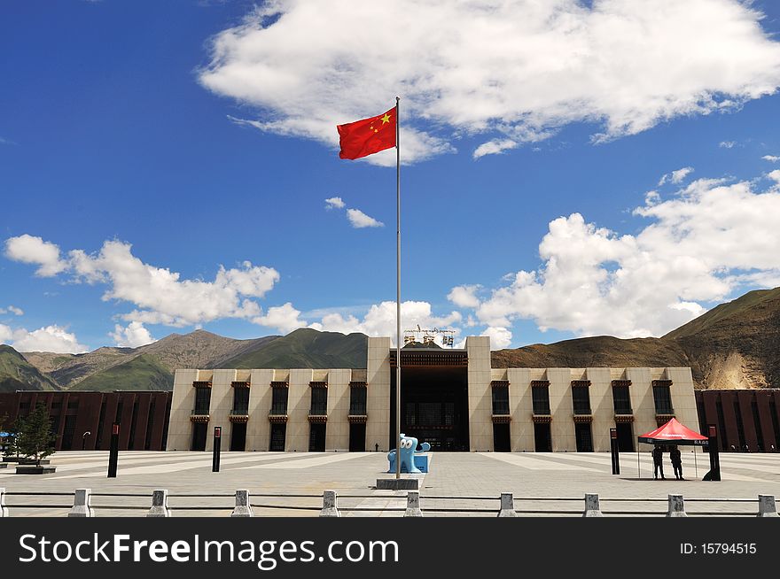 Qinghai-Tibet Railwayâ€˜s Lhasa railway station.