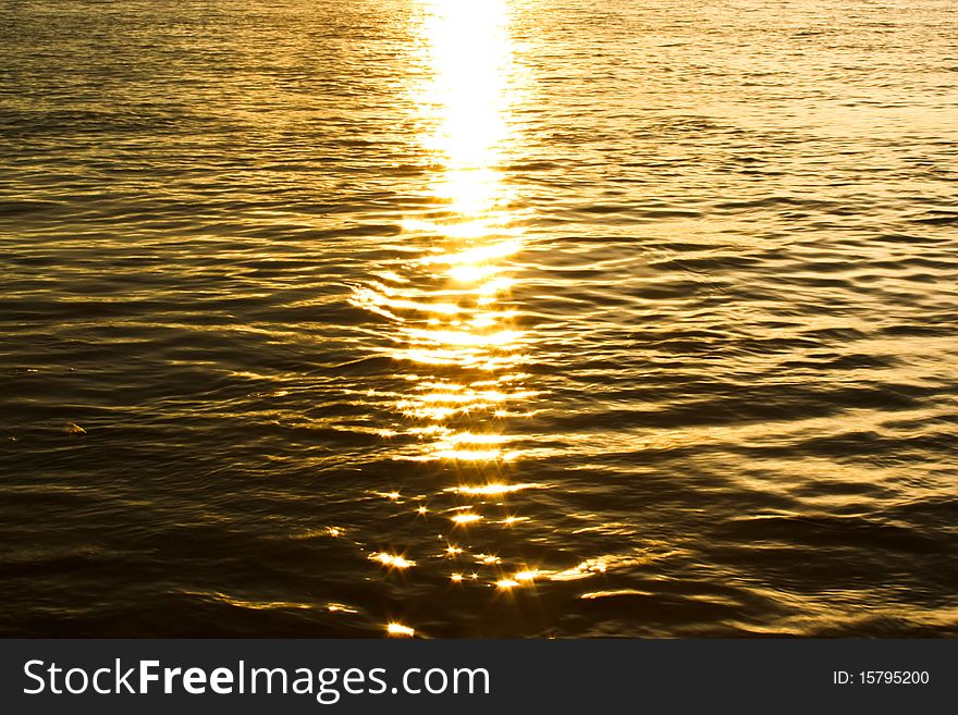 Sunset at river in thailand. Sunset at river in thailand