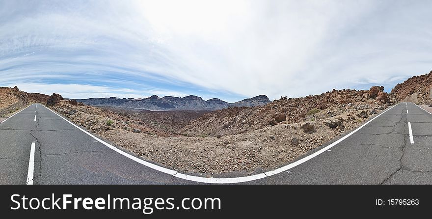 San Jose mines located near Teide Mount, Tenerife Island