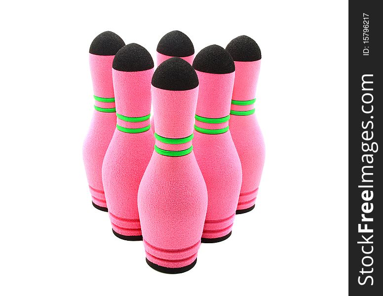 Pink toy skittles