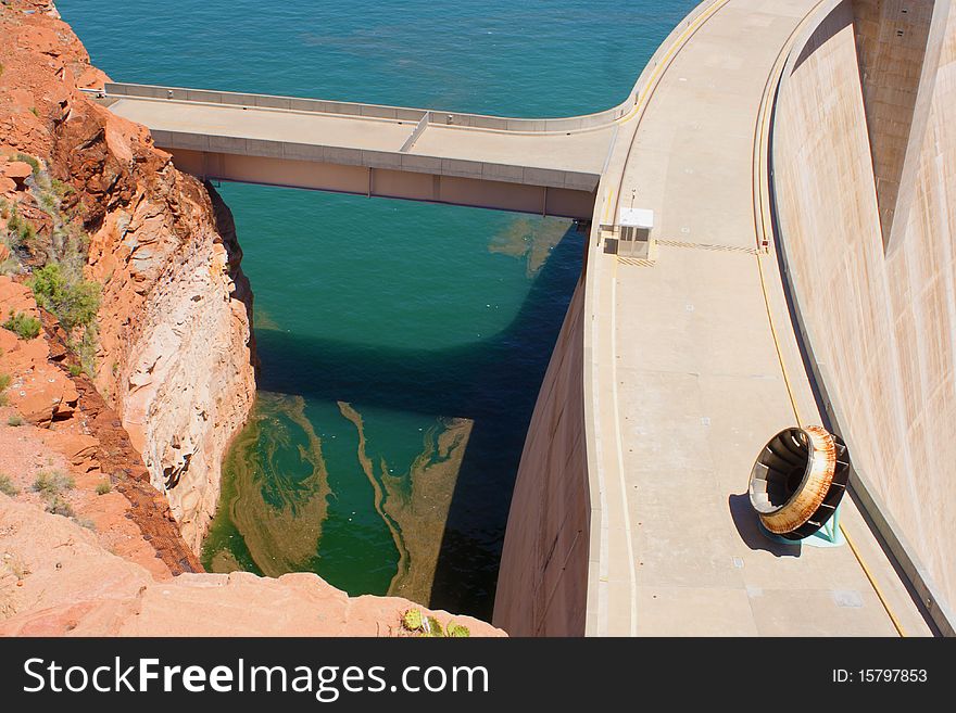 Glen Canyon Dam at Lake Powell