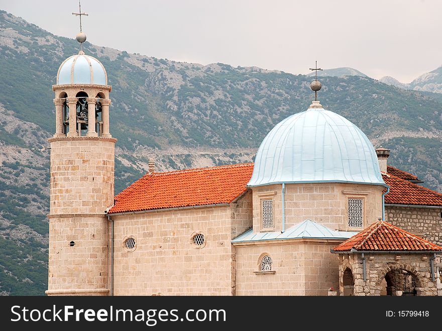 Old dome in Kotor bay(Montenegro). Old dome in Kotor bay(Montenegro)