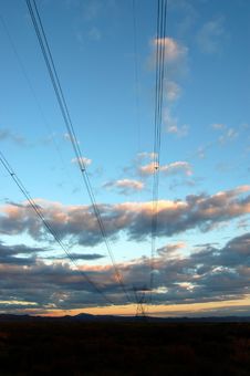 Power Lines Royalty Free Stock Photo Power Lines Royalty Free Stock Photo
