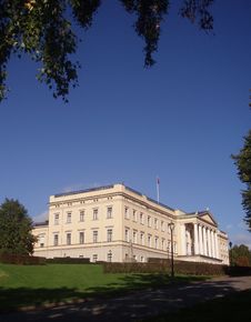 The Royal Palace, Norway Royalty Free Stock Image The Royal Palace, Norway Royalty Free Stock Image
