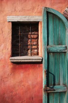 Window, Door, Wall Royalty Free Stock Image Window, Door, Wall Royalty Free Stock Image