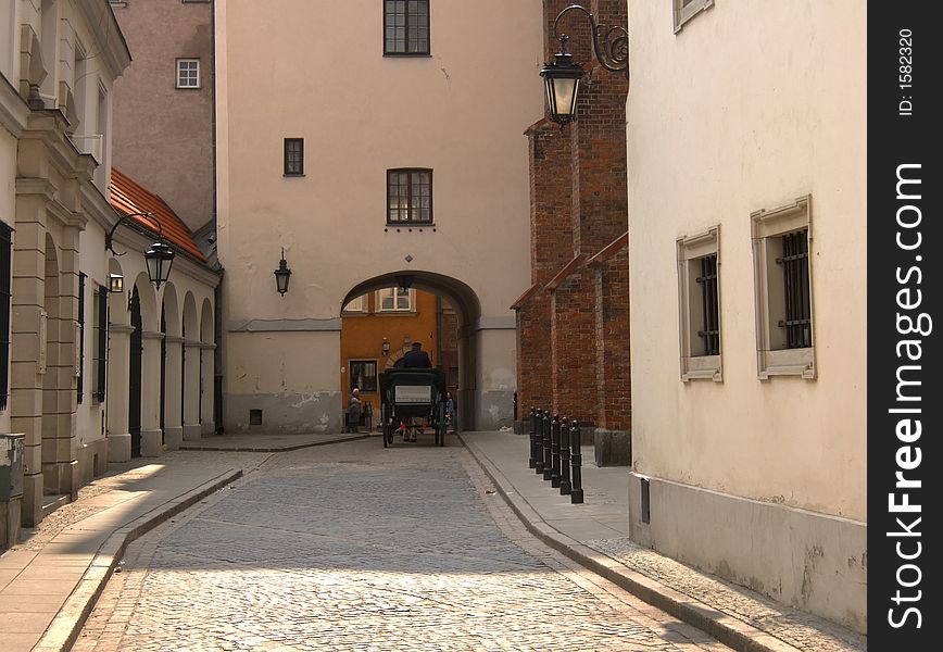 Old town in Warsaw, Capital of Poland