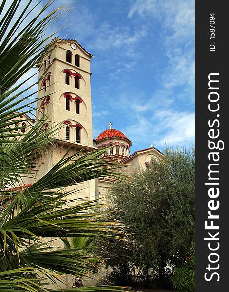 Greek orthodox church in NeiPori. Greek orthodox church in NeiPori