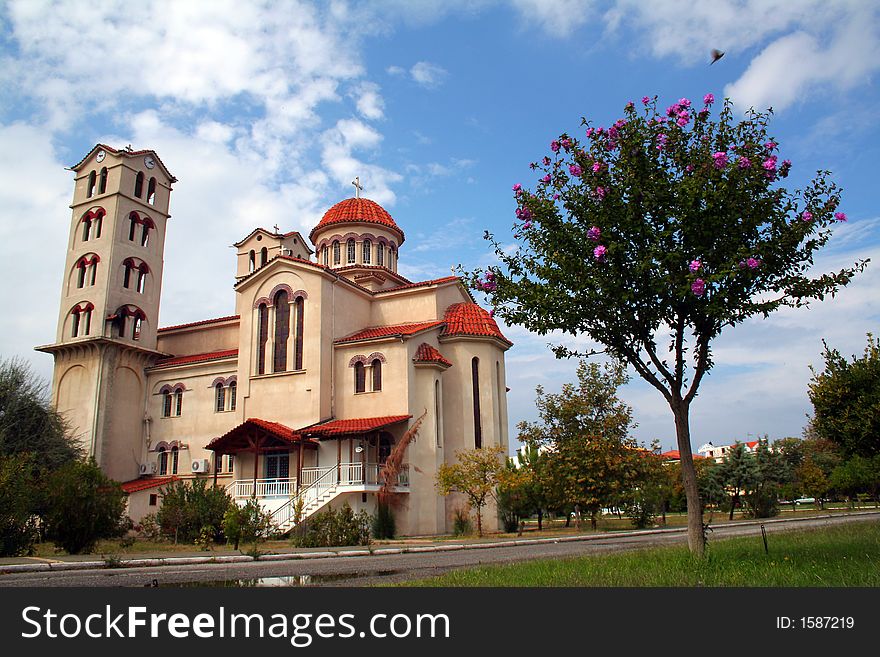 Greek orthodox church in NeiPori. Greek orthodox church in NeiPori