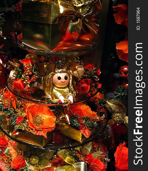 Photo of Christmas ornaments and decoration. Photo of Christmas ornaments and decoration