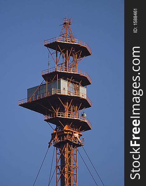 The telecommunication tower/radio relay link mast in Berlin Frohnau Germany is located in the middle in the forest and is 358.6 meters high. He was built 1978 and consists of steel and concrete. The type of construction calls itself „removed mast “. The tower is the secondly highest building in Berlin and is property of the “German Telekom“(telecommunications enterprise). More largely only the TV tower is in Berlin-Mitte, 368 meters high. The telecommunication tower/radio relay link mast in Berlin Frohnau Germany is located in the middle in the forest and is 358.6 meters high. He was built 1978 and consists of steel and concrete. The type of construction calls itself „removed mast “. The tower is the secondly highest building in Berlin and is property of the “German Telekom“(telecommunications enterprise). More largely only the TV tower is in Berlin-Mitte, 368 meters high.