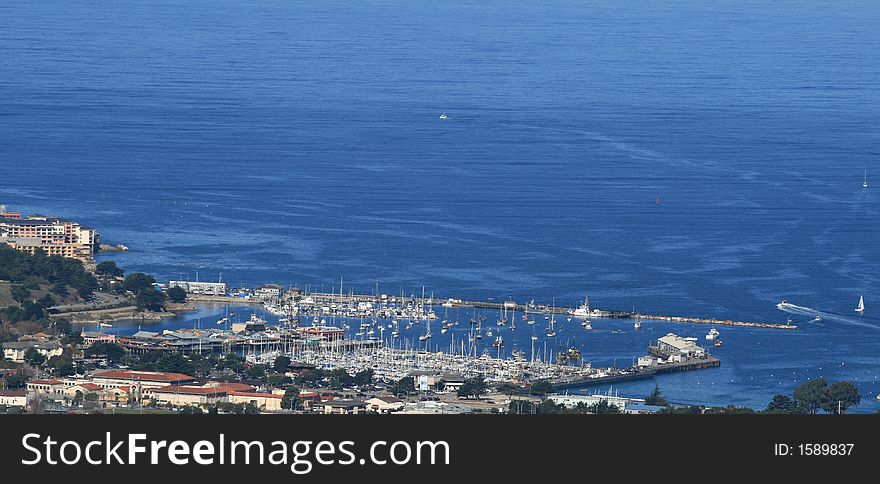 Fisherman's Wharf and the Harbor on Monterey Bay