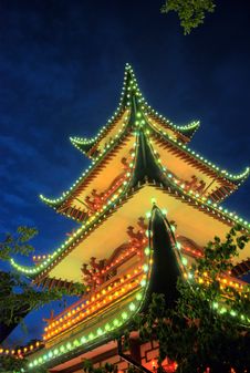 The Chinese Tower Royalty Free Stock Photography The Chinese Tower Royalty Free Stock Photography