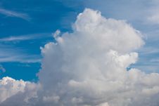 White Fluffy Clouds Stock Images White Fluffy Clouds Stock Images