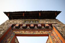 Traditional Tibetan House Royalty Free Stock Photography Traditional Tibetan House Royalty Free Stock Photography