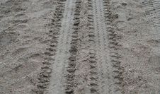 Car Tracks Stock Image Car Tracks Stock Image