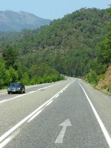Road In High Mountains Stock Photo Road In High Mountains Stock Photo