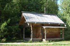 17th Century Wooden Chapel Stock Photo