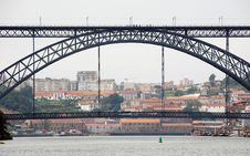 Famous Steel Bridge In Porto(Portugal) Stock Photo