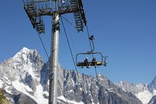 Chair Lift Royalty Free Stock Photo