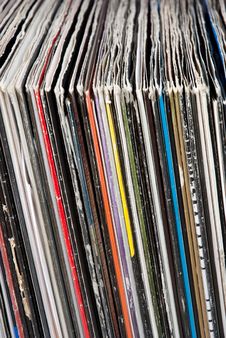 Used Vinyl Records Stock Photo Used Vinyl Records Stock Photo