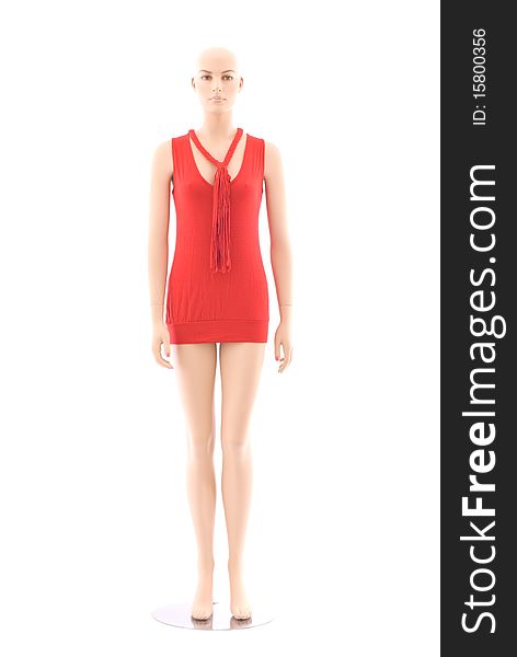 Mannequin And Red Clothing | Isolated