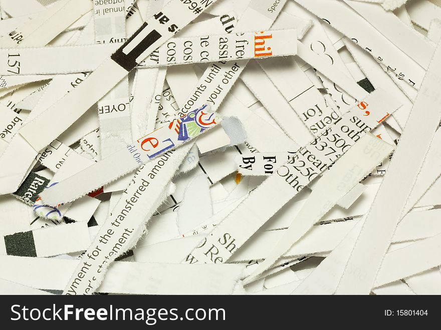 Some shredded paper concepts of confidentiality