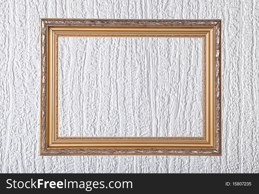 Frame over the wall background. Frame over the wall background