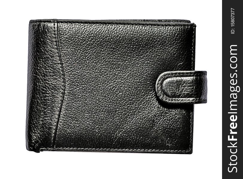 Wallet Isolated On The White Background