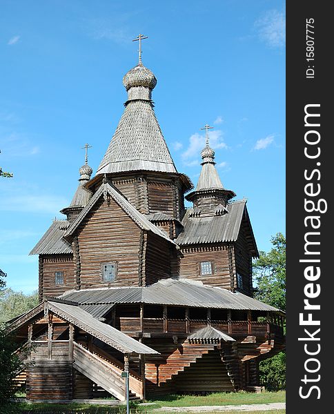 Orthodoxal wooden church