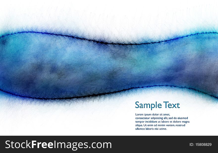 Abstract furry shape isolated on white background. Abstract furry shape isolated on white background