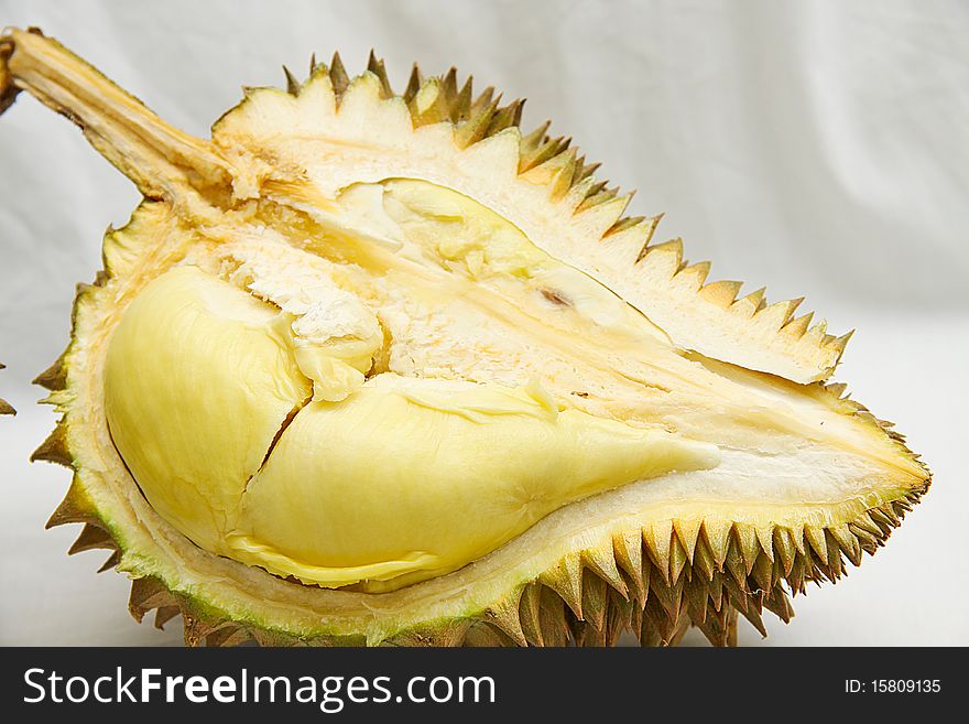 Durian fruit form Thailand. it 's Yummy ,Mouthwatering But smells very shrill.