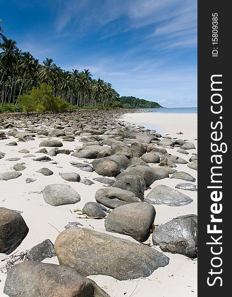 Rock beach at Ko-Kood island, Thailand. Rock beach at Ko-Kood island, Thailand