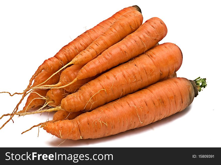 Carrot On A White Background