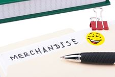 Merchandise Folder Royalty Free Stock Photography Merchandise Folder Royalty Free Stock Photography