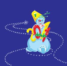 2011, Snowman Stock Photos