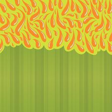 Colourful Green Background With Abstract Drawing Stock Image Colourful Green Background With Abstract Drawing Stock Image