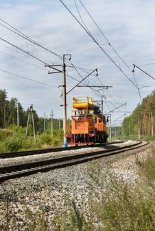 Railroad Track Stock Image