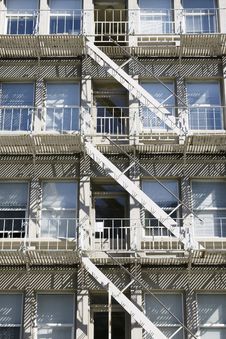 Apartment Building Fire Escape Stairs Stock Photo Apartment Building Fire Escape Stairs Stock Photo