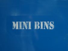 Mini Bins Royalty Free Stock Image