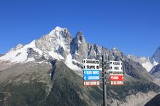 Mont-Blanc Royalty Free Stock Photo