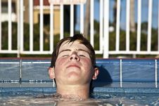 Child At The Pool Stock Photography