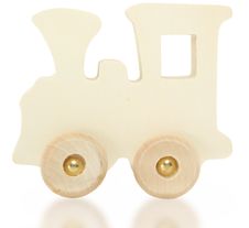 Toy Wooden Train Royalty Free Stock Photography