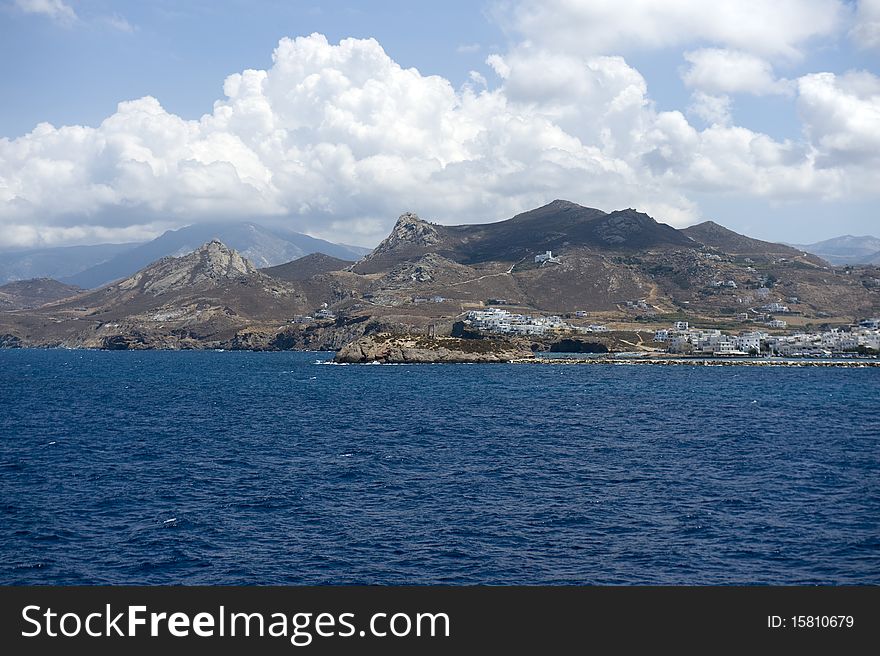 Sea view in the aegean sea