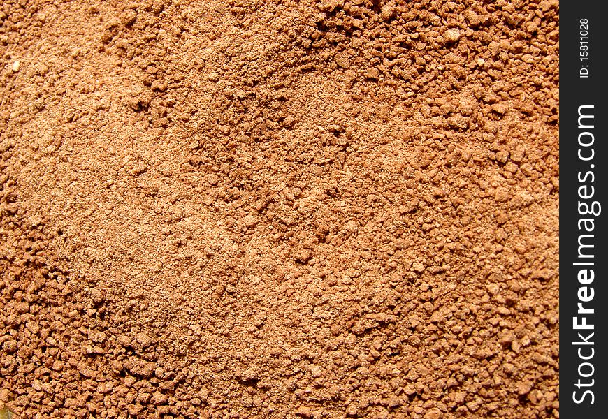 Detail photo texture of the cocoa background. Detail photo texture of the cocoa background