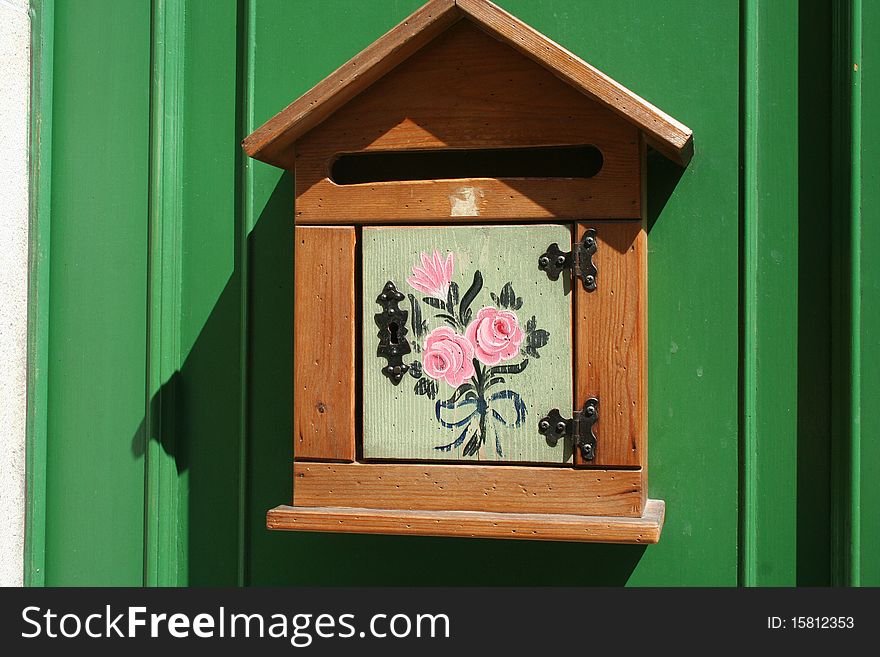 Cute mail box in a italian vilage