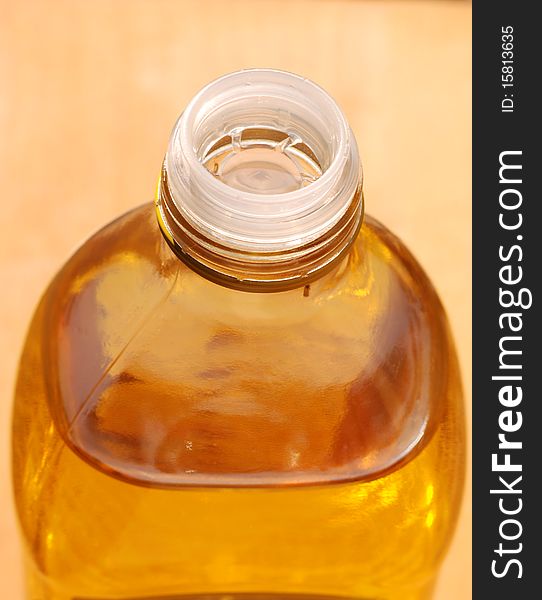 Bottle with pure olive oil