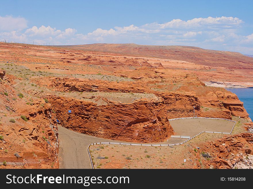 Glen Canyon in the southwest United States.