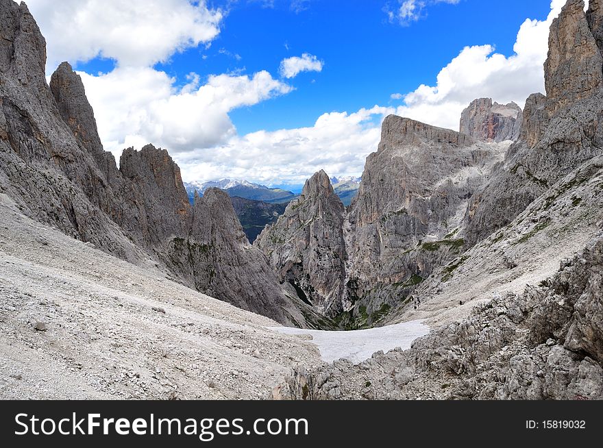 A wonderful landscape of mountains in Italy. A wonderful landscape of mountains in Italy