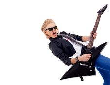Rock Star Girl Stock Photos Rock Star Girl Stock Photos